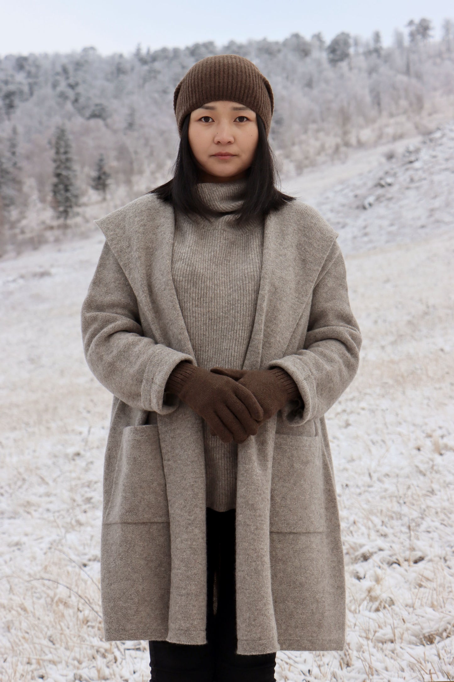 Yak Wool Eco Wool Gloves 100% Natural Wool